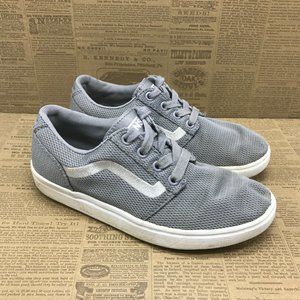 Vans Womens ISO 1.5 500664 Gray Skate Sneakers Shoes Lace Up Low Top Size 5.5